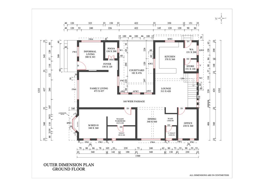 GF Outer Dimensions